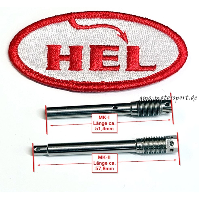 Perno di fissaggio delle pastiglie del freno HEL, acciaio inox