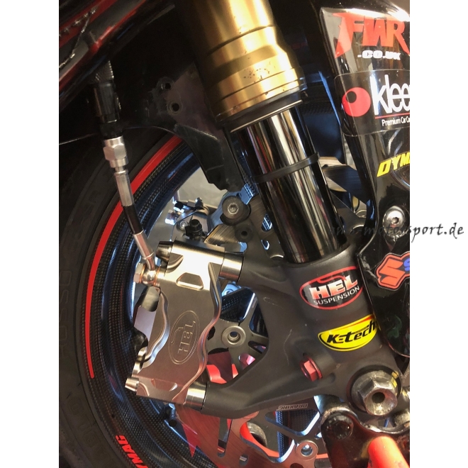 Pinza freno HEL PERFORMANCE a 4 pistoncini MK-I (1 pezzo)