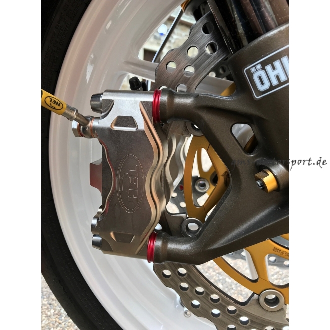 Pinza freno HEL PERFORMANCE a 4 pistoncini MK-I (1 pezzo)