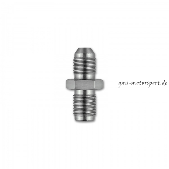Nipplo doppio 3/8 "x24 UNF - 3/8 "x24 UNF, acciaio inox