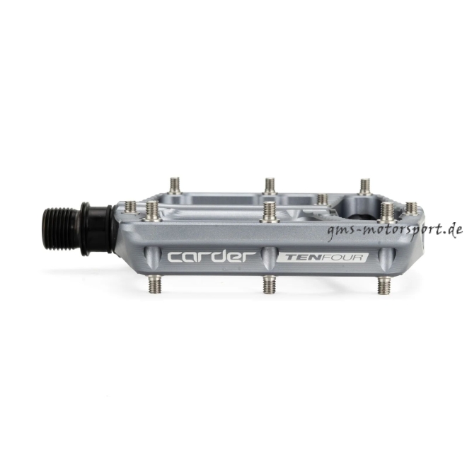 HEL x Carder TenFour Billet Flat Pedale - Vapour Grey