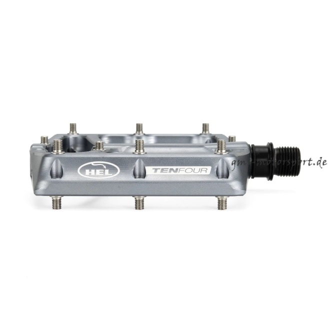 HEL x Carder TenFour Billet Flat Pedale - Vapour Grey