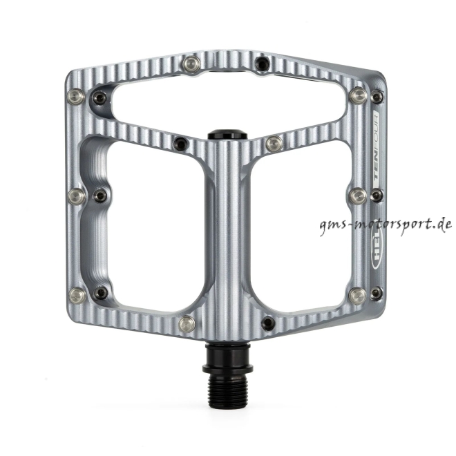 HEL x Carder TenFour Billet Flat Pedale - Vapour Grey