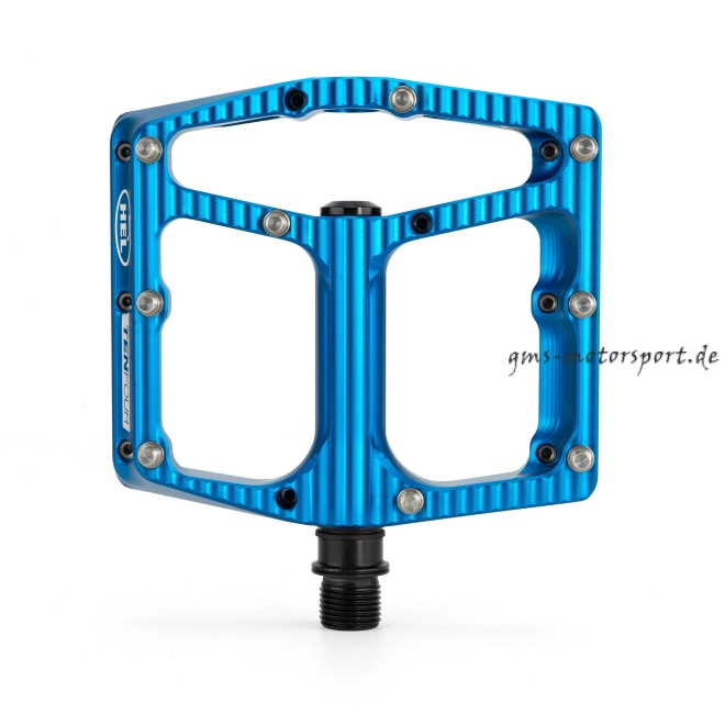 HEL x Carder TenFour Billet Flat Pedale - Azure Blue
