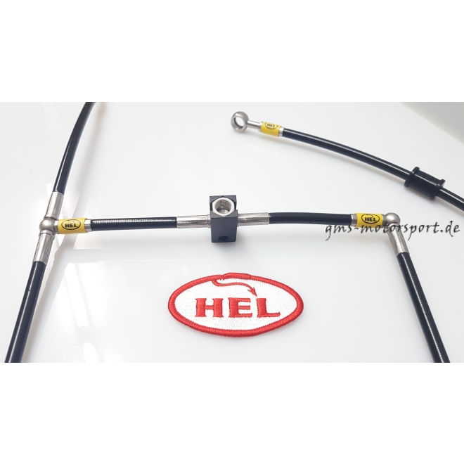 Kit de flexibles de frein sur mesure pour moto, roue avant, 5 pièces : Datarecording-TEE-ELBOW