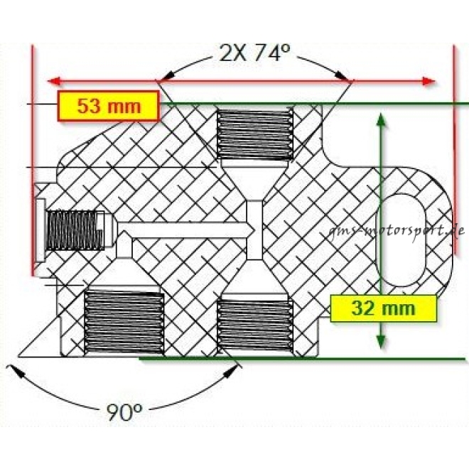Distributore, WSBK-5, a 3 vie, sensore a 90°