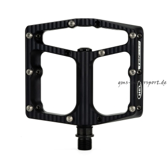 HEL x Carder TenFour Billet Flat Pedale - Stealth Black