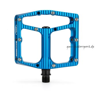 HEL x Carder TenFour Billet Flat Pedale - Azure Blue