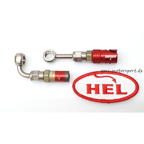 HEL adattatore in acciaio inox per raccordi ad innesto rapido