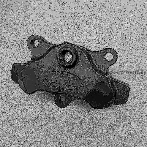 HEL PERFORMANCE Pinza freno a 2 pistoncini per ruota posteriore, 64 mm, nera