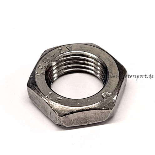 HEL dado in acciaio inox, piatto, M16x1.50