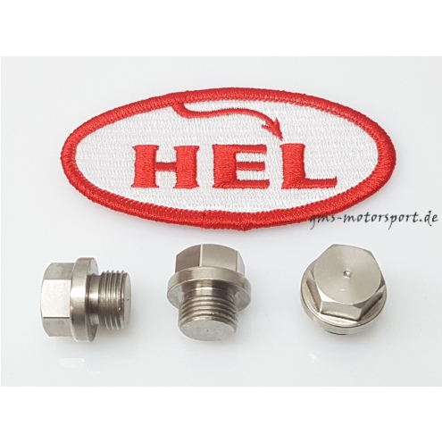 HEL tappo di chiusura in acciaio inox M12x1,00