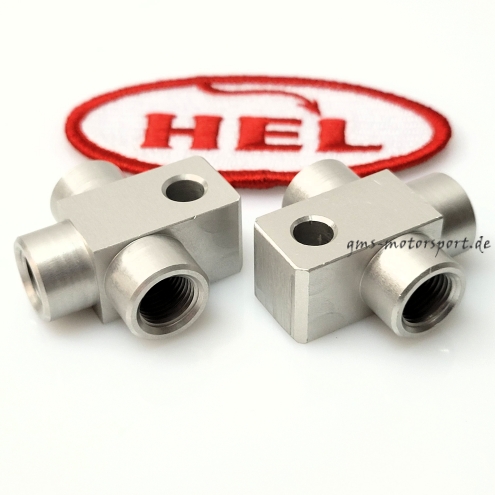 Distributore, 3 vie, 180°, alluminio, M10x1.00