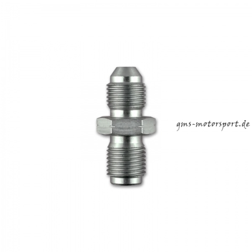 Nipplo doppio M10x1.00-M10x1.00, acciaio inox