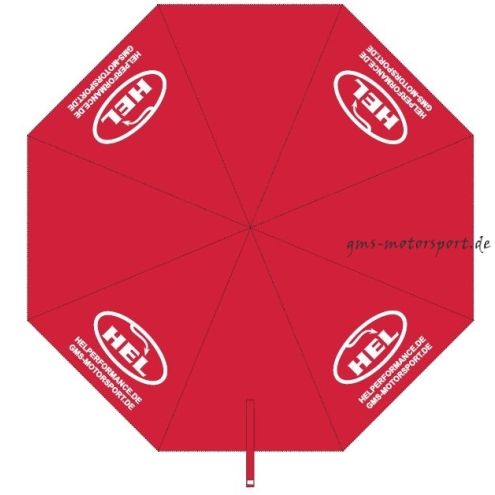 Ombrello HEL GRID, rosso, 130 cm