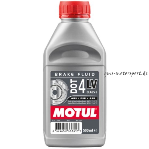 Liquido per freni MOTUL DOT 4 LV, 0,5 litri