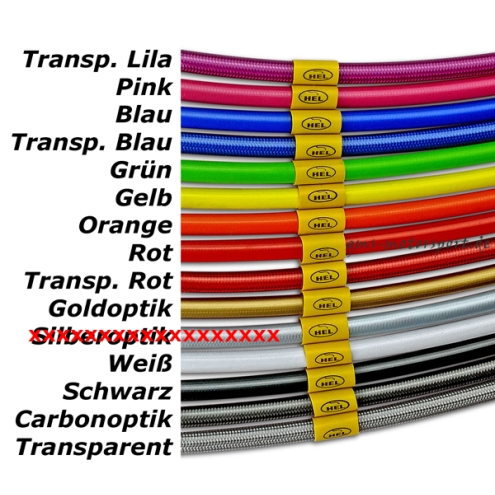 Linea frizione flex in acciaio HEL - Beta Moto Cross (RR) - Frizione - 1 pezzo, (CL) 